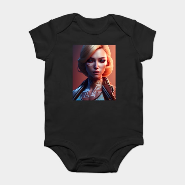 manga  anime characters Baby Bodysuit by animegirlnft